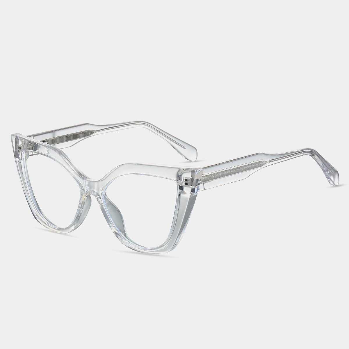 Caltha-Plain lens glasses are available with prescription optical lenses