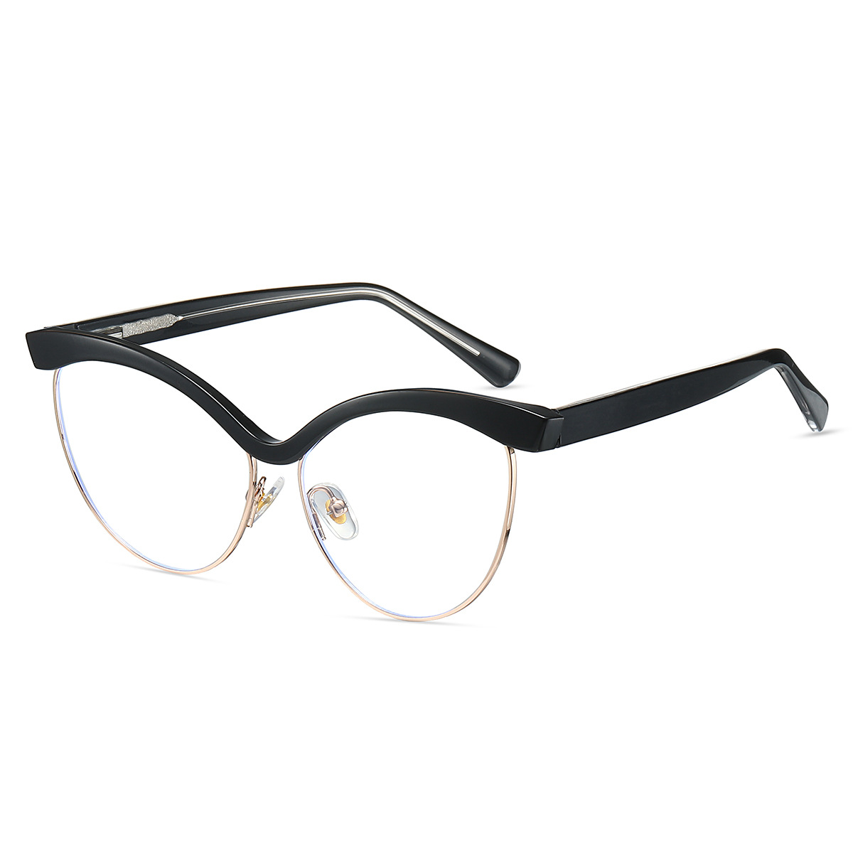 Canace-Plain lens glasses are available with prescription optical lenses