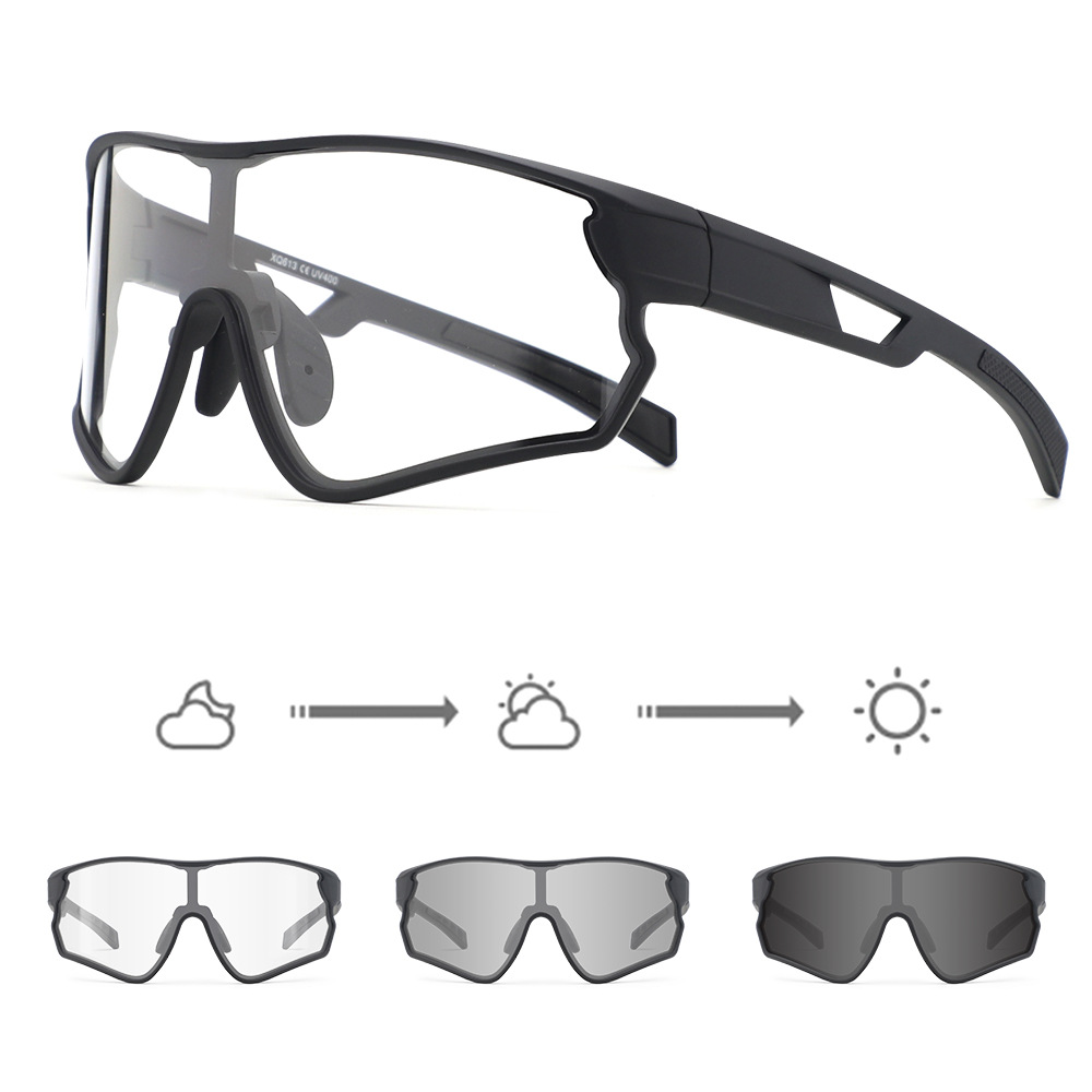 Jeffrey-Photochromism prescription cycling goggles