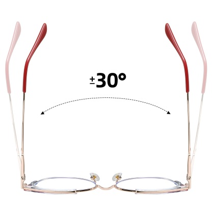 Carmen-Plain lens glasses are available with prescription optical lenses