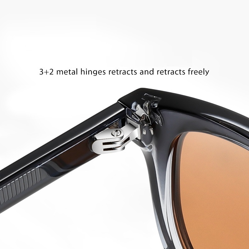 Iolanthe-Round polarized sunglasses can be customized with optical prescription lenses