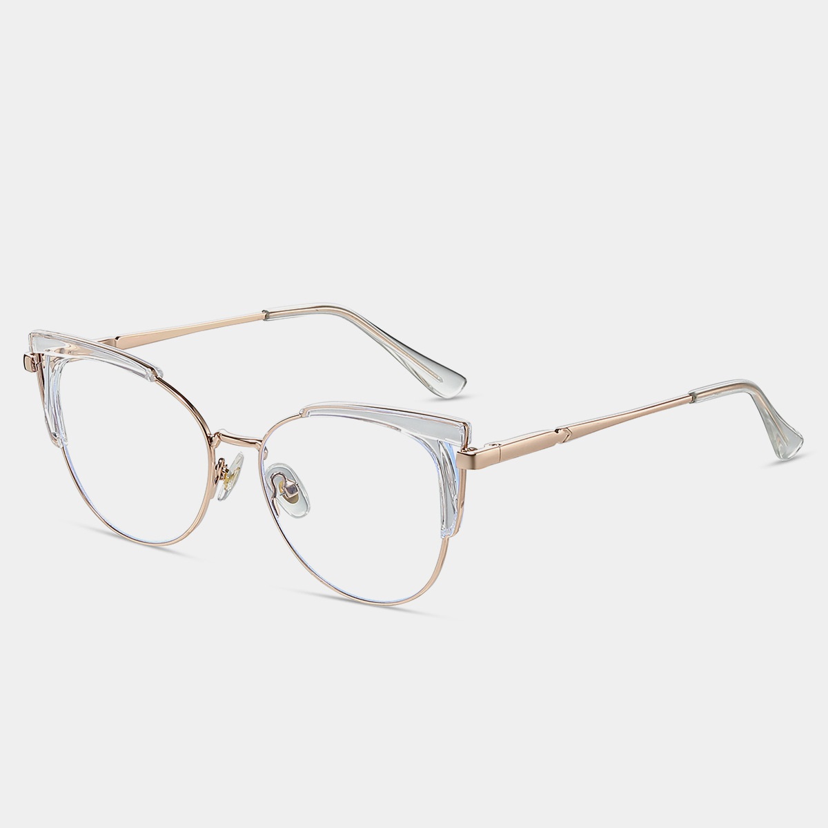 Carmen-Plain lens glasses are available with prescription optical lenses