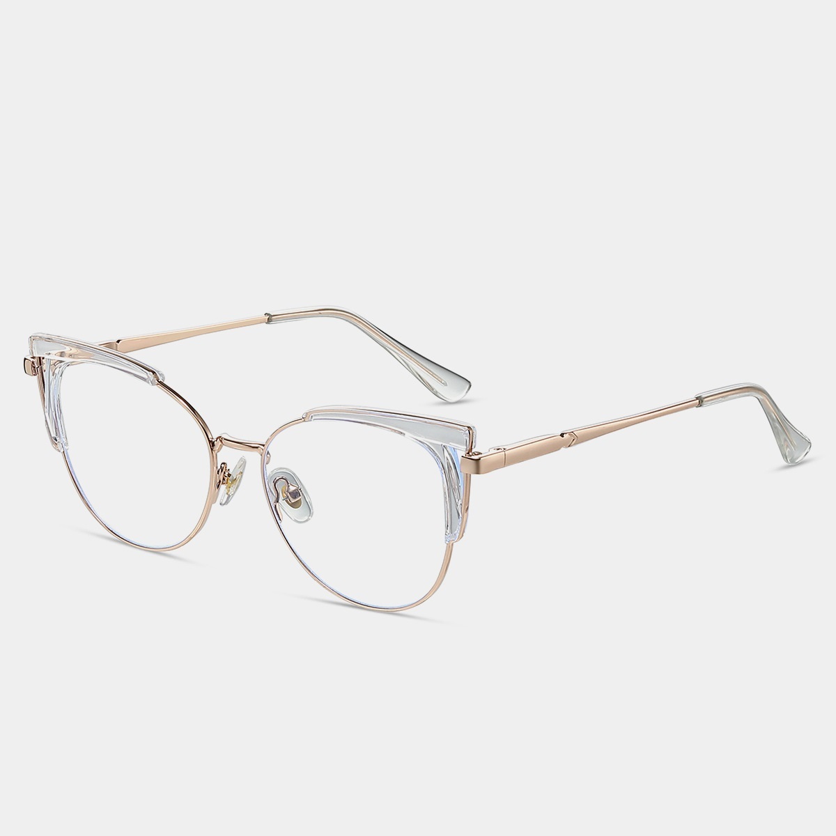 Carmen-Plain lens glasses are available with prescription optical lenses