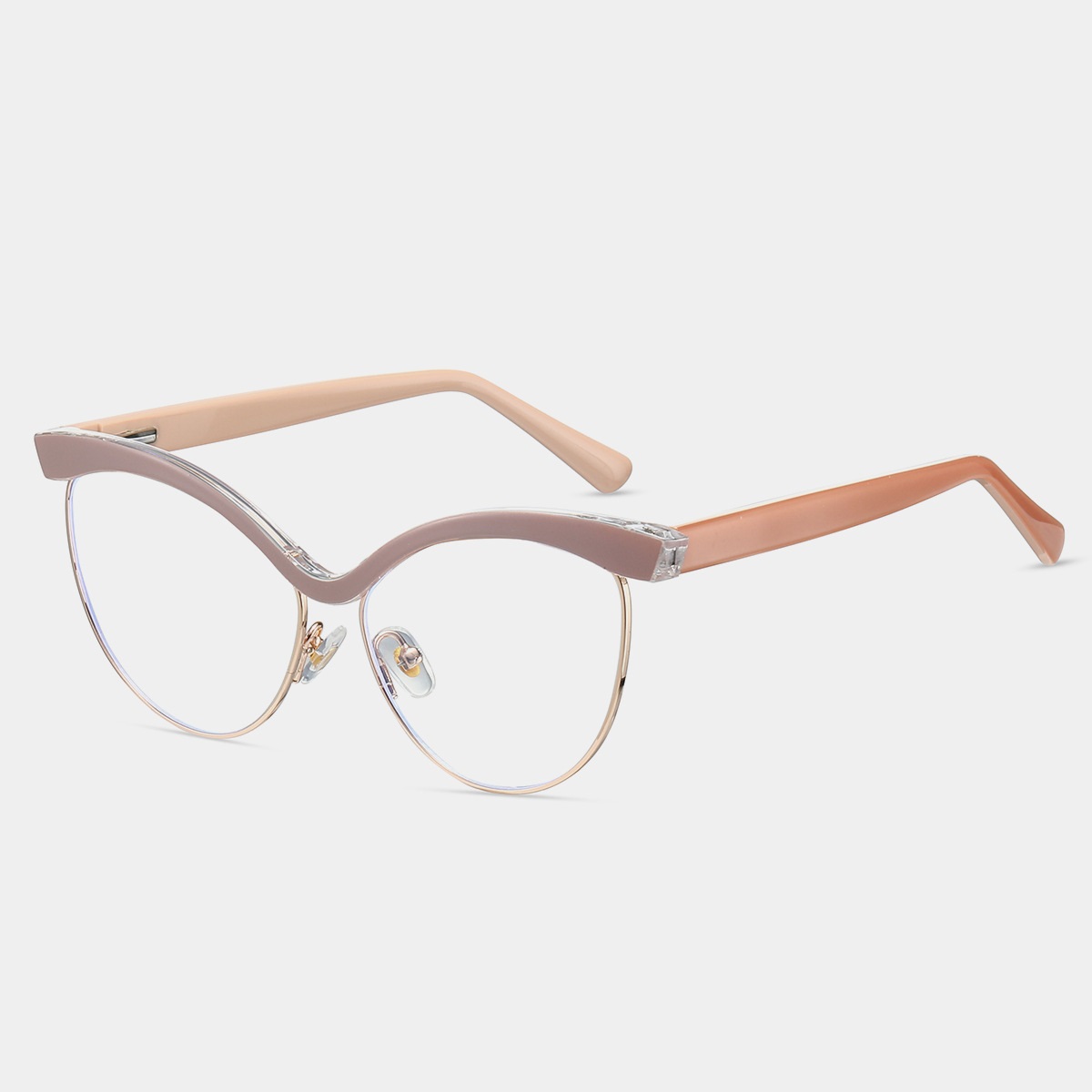 Canace-Plain lens glasses are available with prescription optical lenses