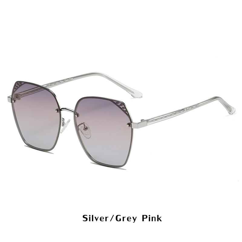 Irisa-Polygon fullrim polarized sunglasses for women