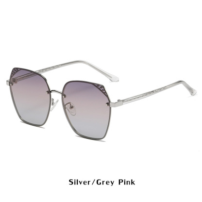 Irisa-Polygon fullrim polarized sunglasses for women