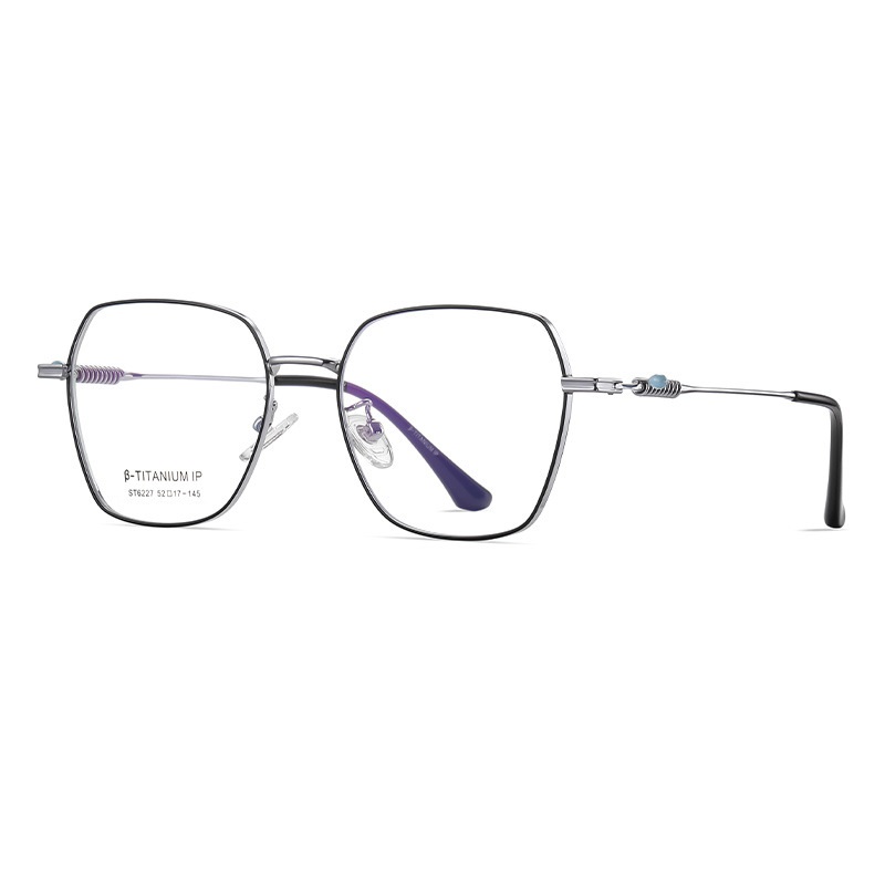 Cherise-Plain lens glasses are available with prescription optical lenses