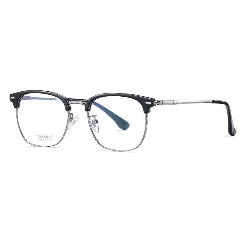 Bancroft-Plain lens glasses are available with prescription optical lenses
