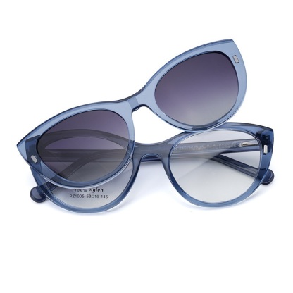 Isidore-Cat eye fullrim polarized magnetic prescription glasses