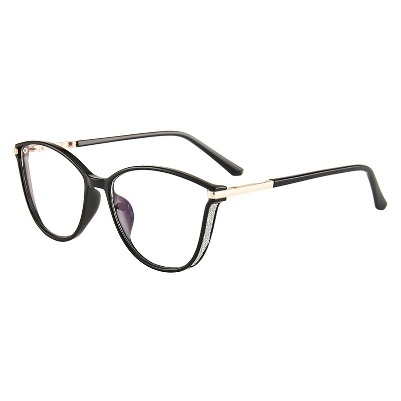 Brenda-Plain lens glasses are available with prescription optical lenses