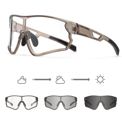 Jeffrey-Photochromism prescription cycling goggles