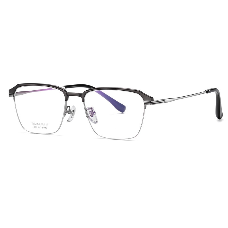 Clark-Plain lens glasses are available with prescription optical lenses