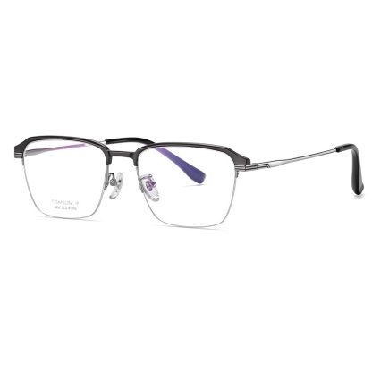 Clark-Plain lens glasses are available with prescription optical lenses