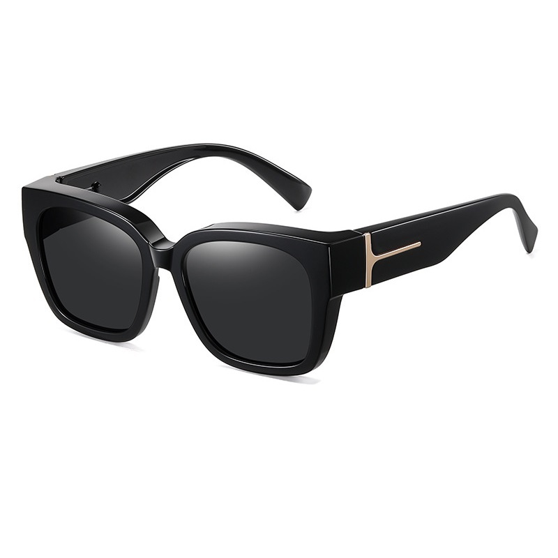 Haidee-Polarized sunglasses fit over glasses