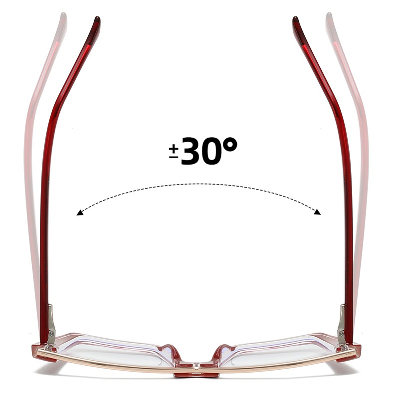 Butterfly-Plain lens glasses are available with prescription optical lenses