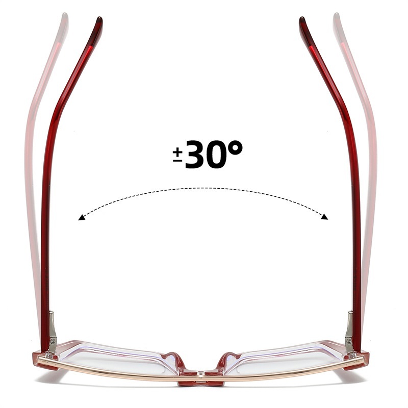 Butterfly-Plain lens glasses are available with prescription optical lenses