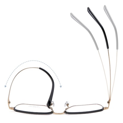 Colton-Plain lens glasses are available with prescription optical lenses