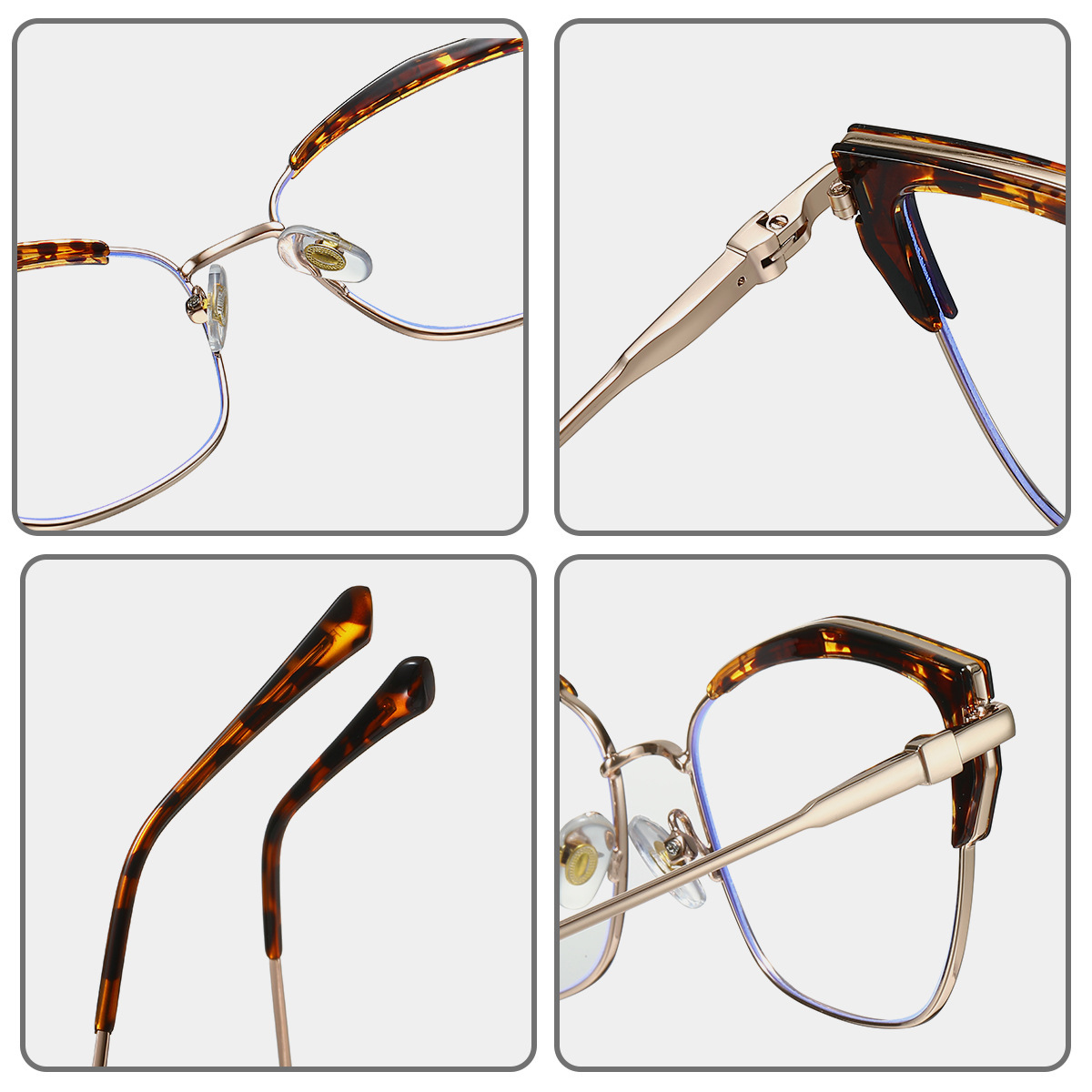 Catherine-Plain lens glasses are available with prescription optical lenses