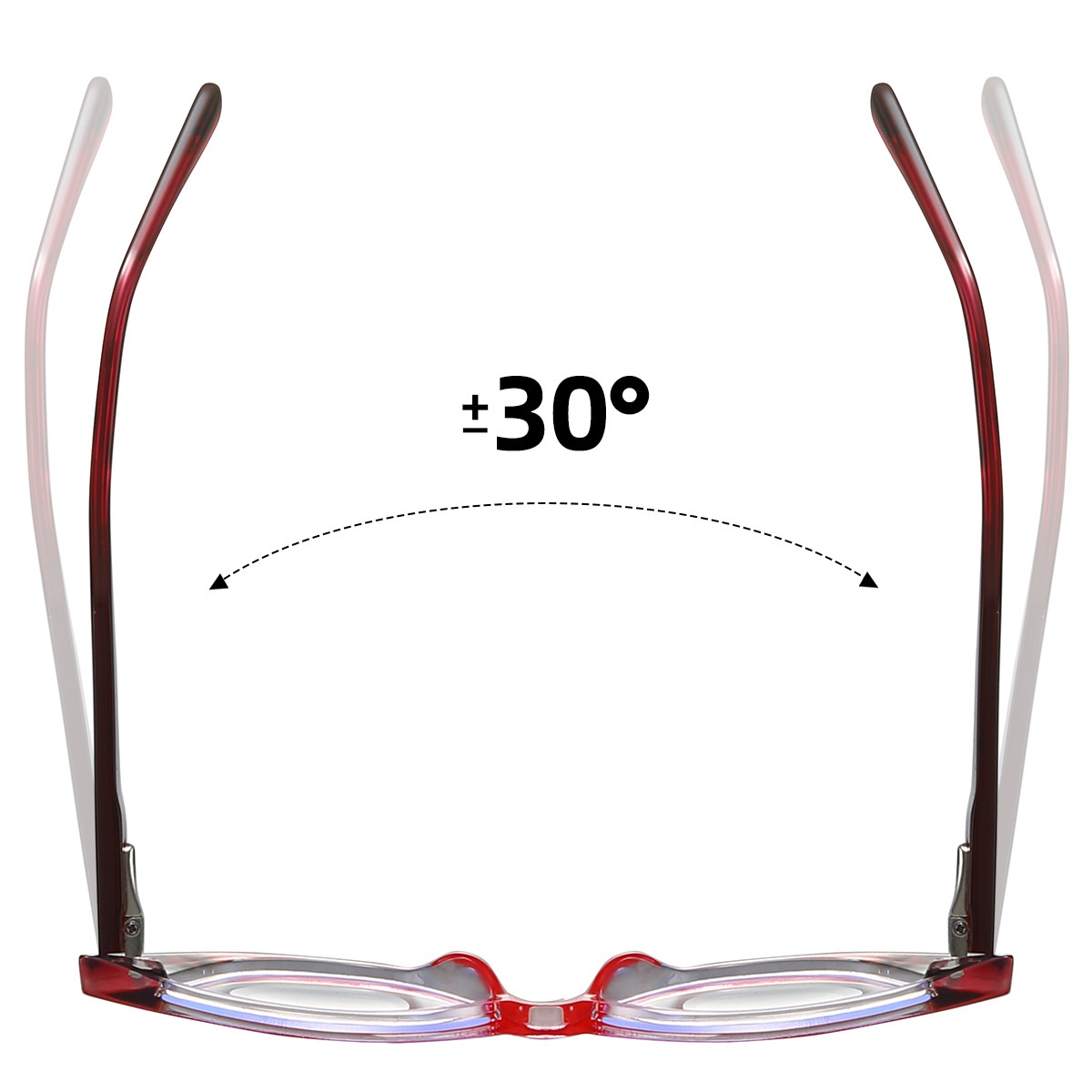 Caltha-Plain lens glasses are available with prescription optical lenses