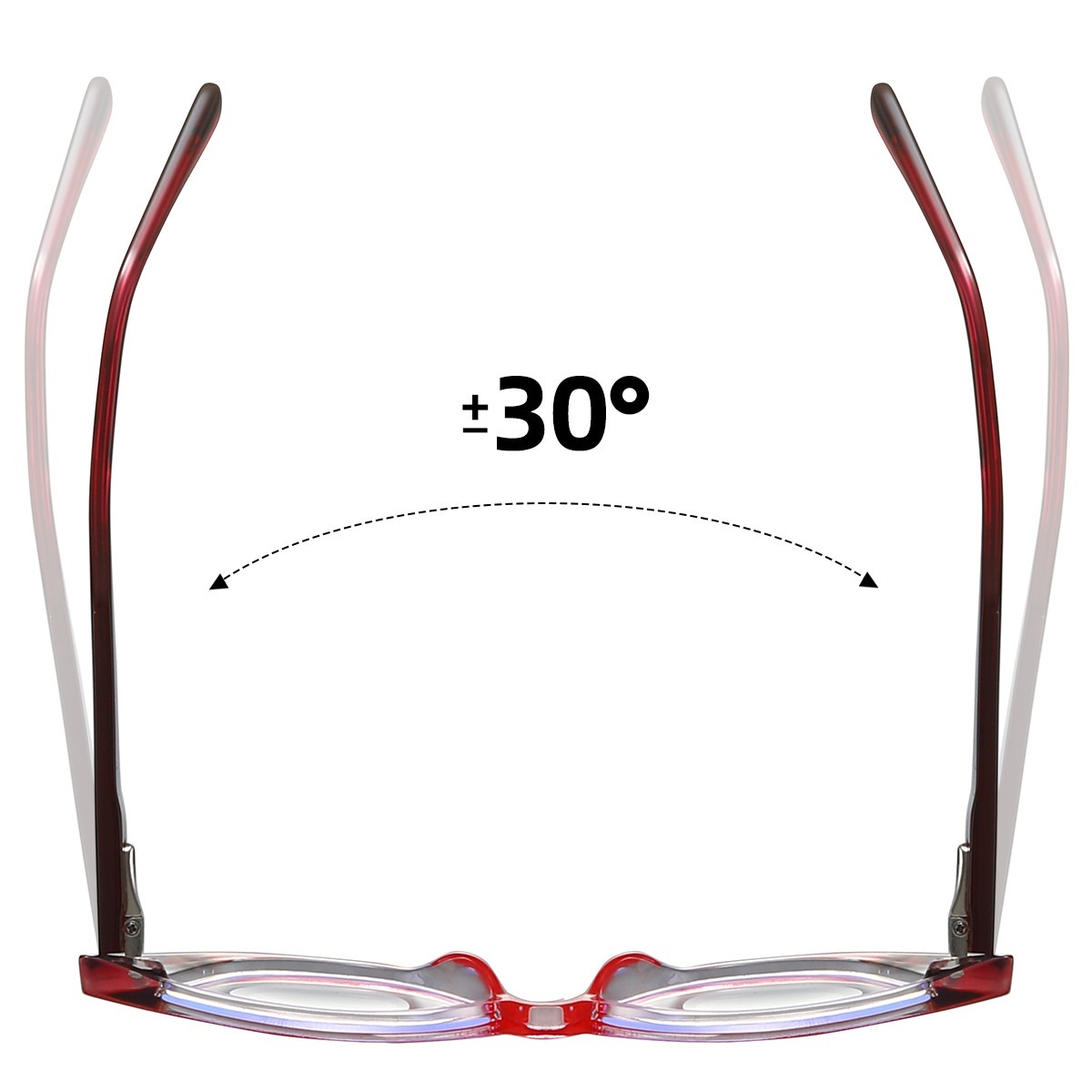 Caltha-Plain lens glasses are available with prescription optical lenses