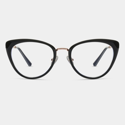Bonnie-Plain lens glasses are available with prescription optical lenses