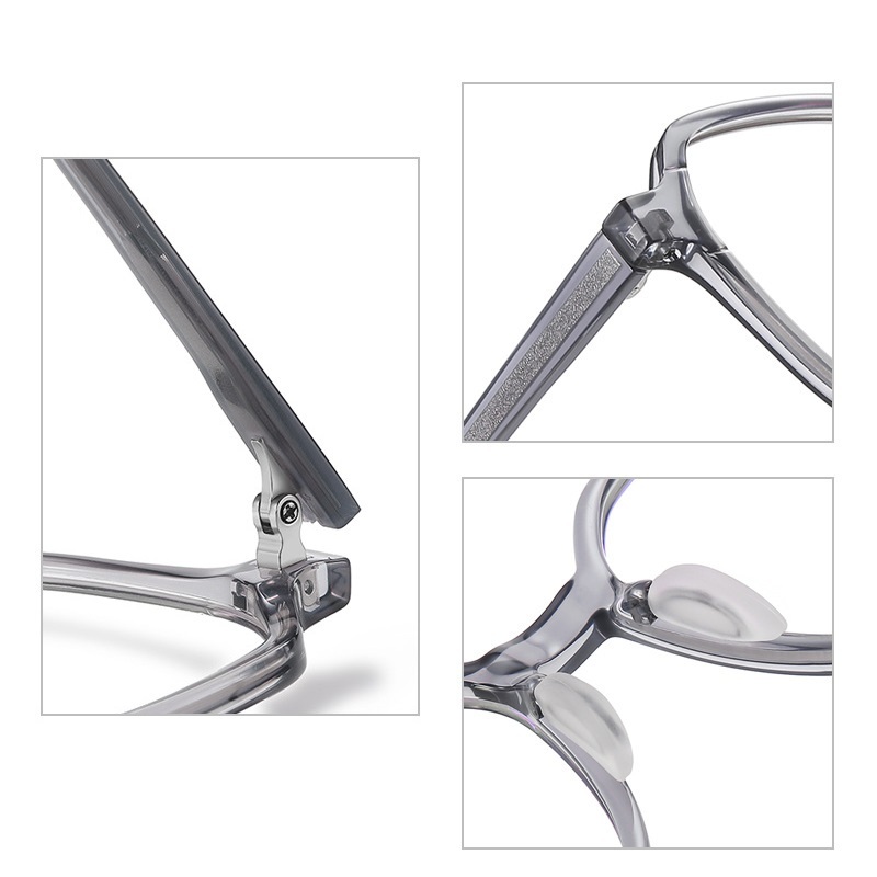 Devin-Plain lens glasses are available with prescription optical lenses