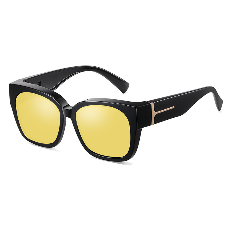 Haidee-Polarized sunglasses fit over glasses
