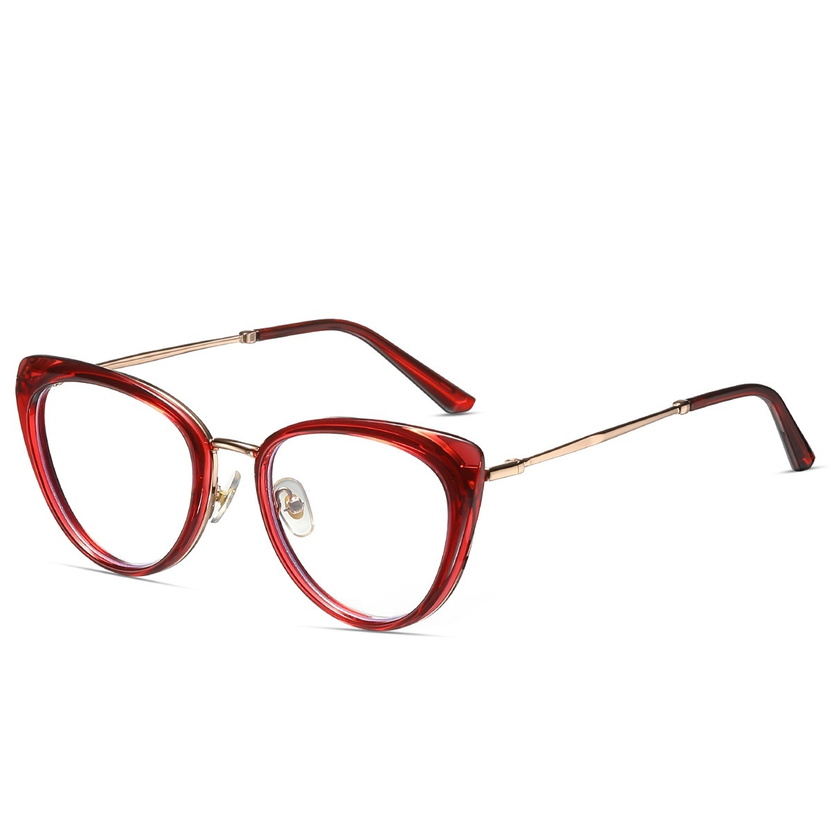 Bonnie-Plain lens glasses are available with prescription optical lenses
