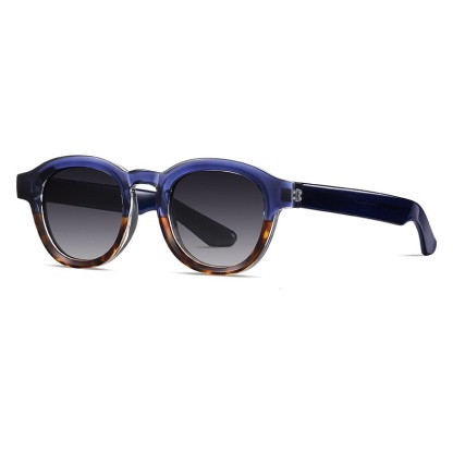 Heather-Round fullrim polarized prescription sunglasses