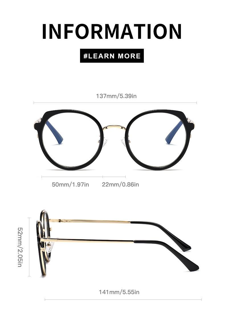 Iris-Round fullrim photochromism sunglasses for women