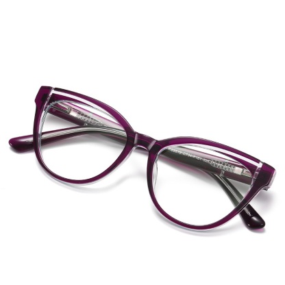Gella-Plain lens glasses are available with prescription optical lenses