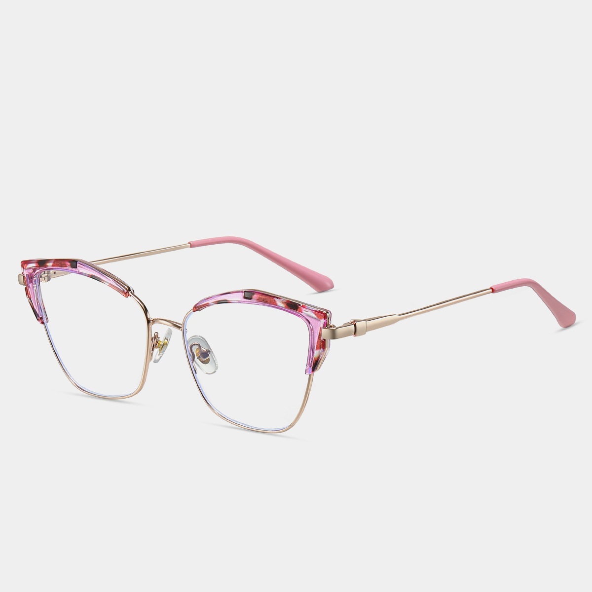 Catherine-Plain lens glasses are available with prescription optical lenses