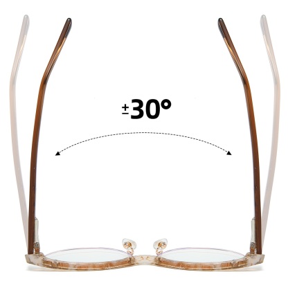 Canace-Plain lens glasses are available with prescription optical lenses
