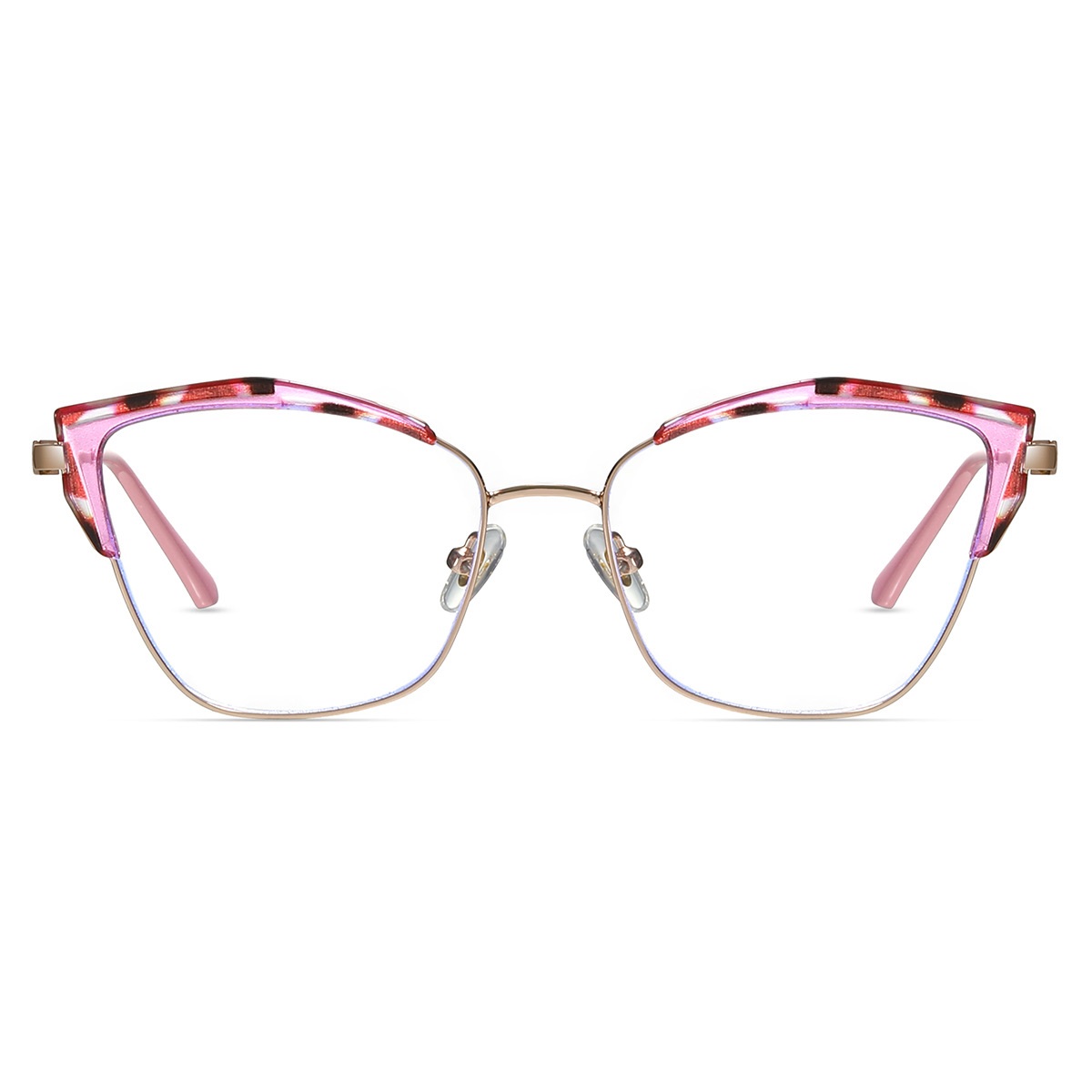 Catherine-Plain lens glasses are available with prescription optical lenses