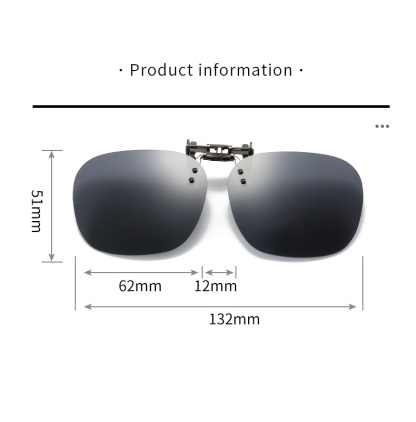 Eric-Polarizing sunglasses clip optional night vision lenses