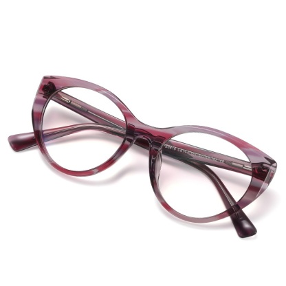 Ginger-Plain lens glasses are available with prescription optical lenses