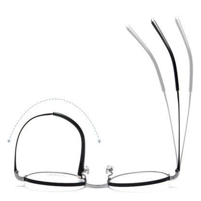Gamila-Plain lens glasses are available with prescription optical lenses