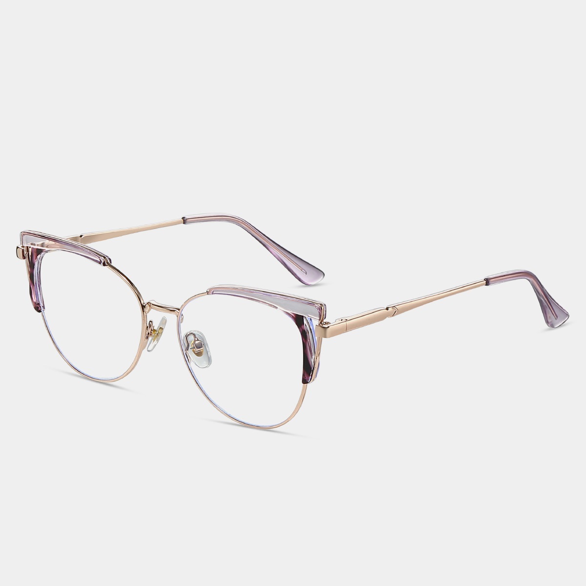 Carmen-Plain lens glasses are available with prescription optical lenses