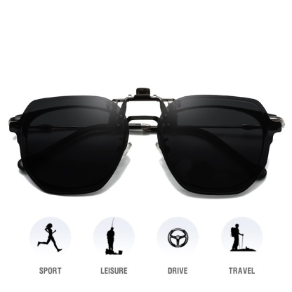 Felix-Polarizing sunglasses clip optional night vision lenses