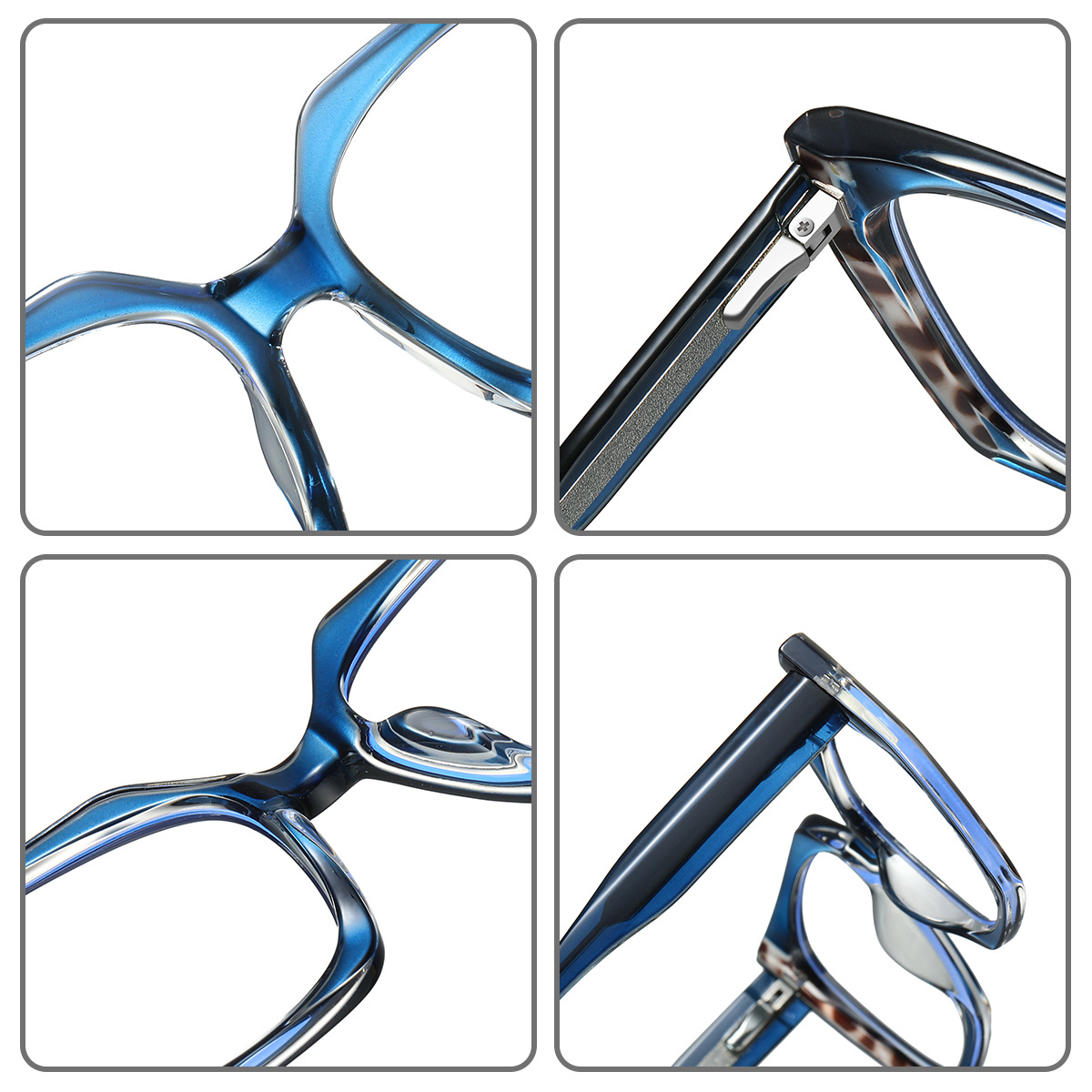 Blossom-Plain lens glasses are available with prescription optical lenses