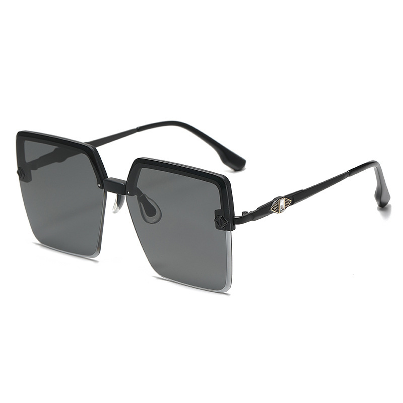 Isabel-Square semi-rimless polarized sunglasses for women
