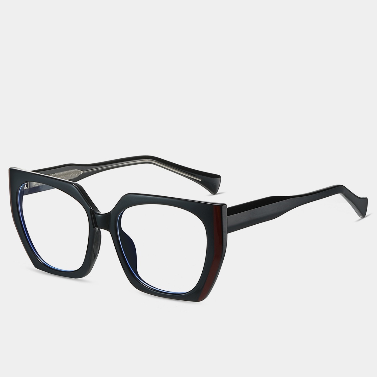 Blossom-Plain lens glasses are available with prescription optical len
