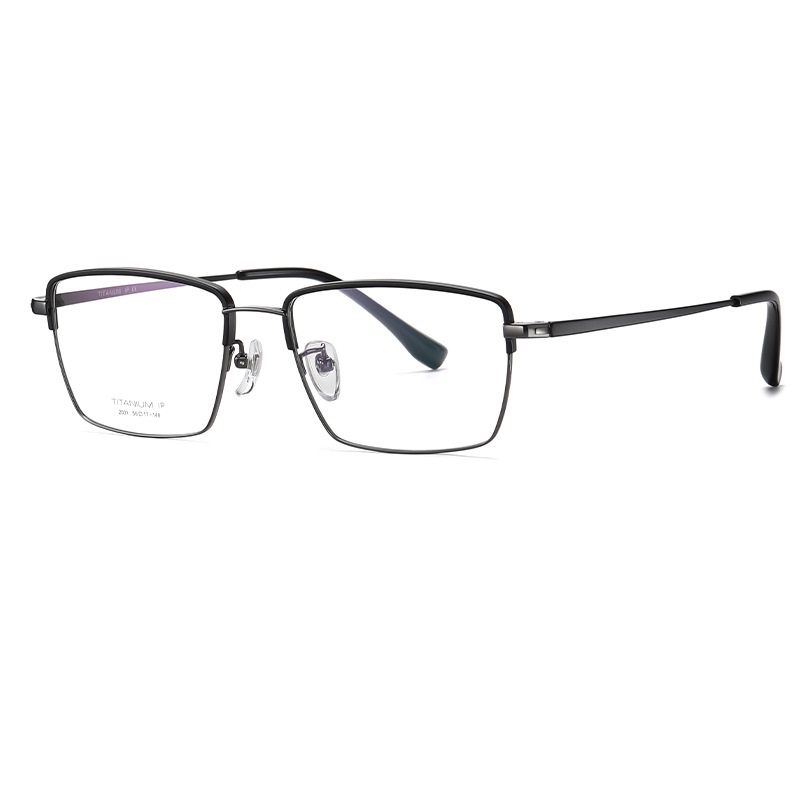 Clark-Plain lens glasses are available with prescription optical lenses
