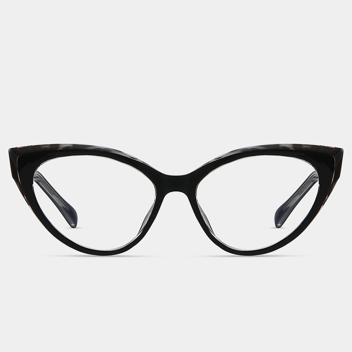 Carol-Plain lens glasses are available with prescription optical lenses