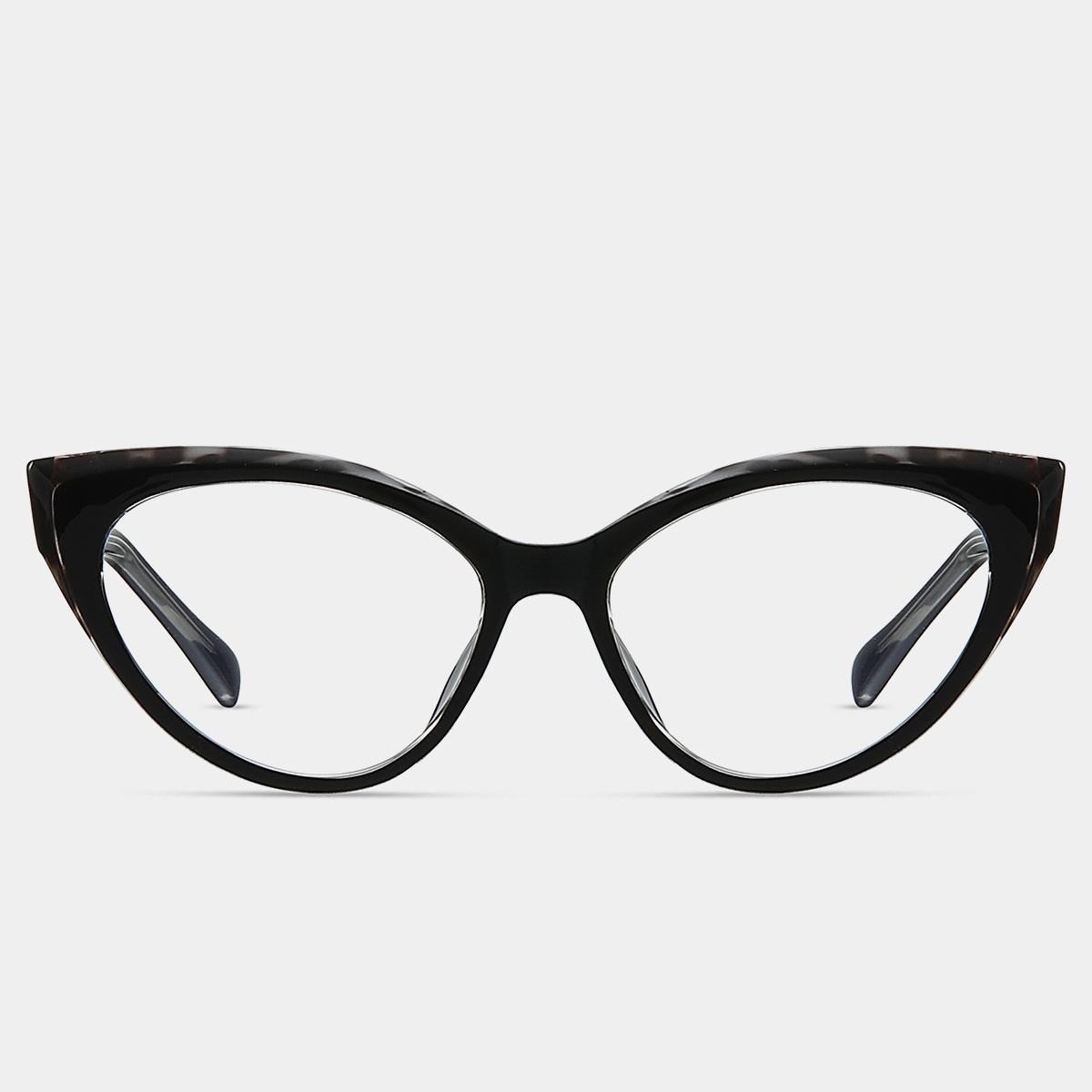 Carol-Plain lens glasses are available with prescription optical lenses