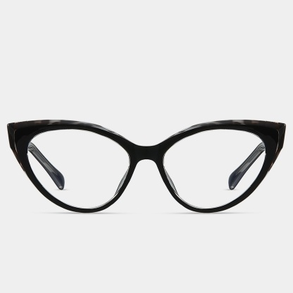 Carol-Plain lens glasses are available with prescription optical lenses