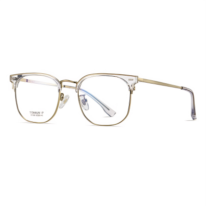 Jack-Pure titanium retro eyebrow frame-F51109