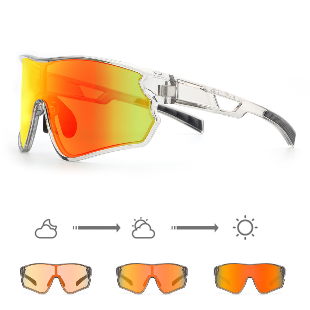 Jeffrey-Photochromism prescription cycling goggles