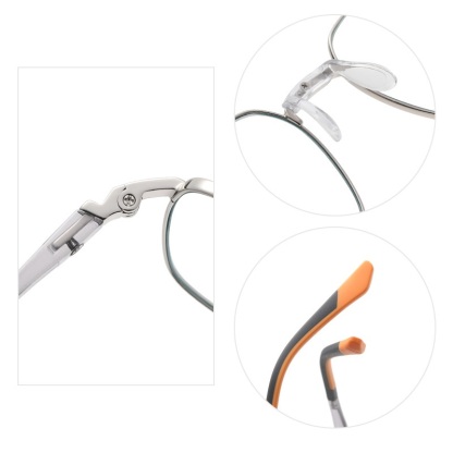 Elsa-Plain lens glasses are available with prescription optical lenses