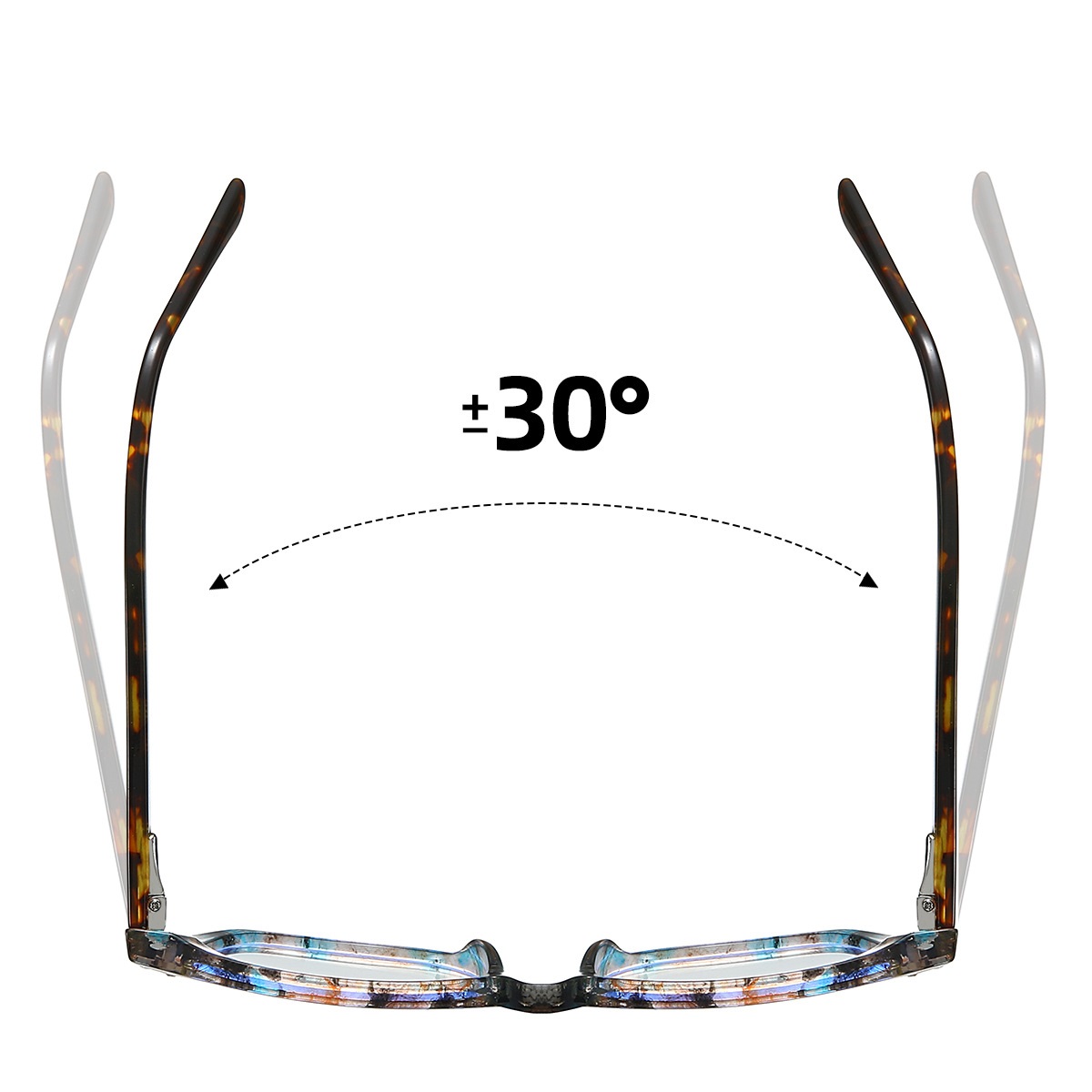 Bree-Plain lens glasses are available with prescription optical lenses